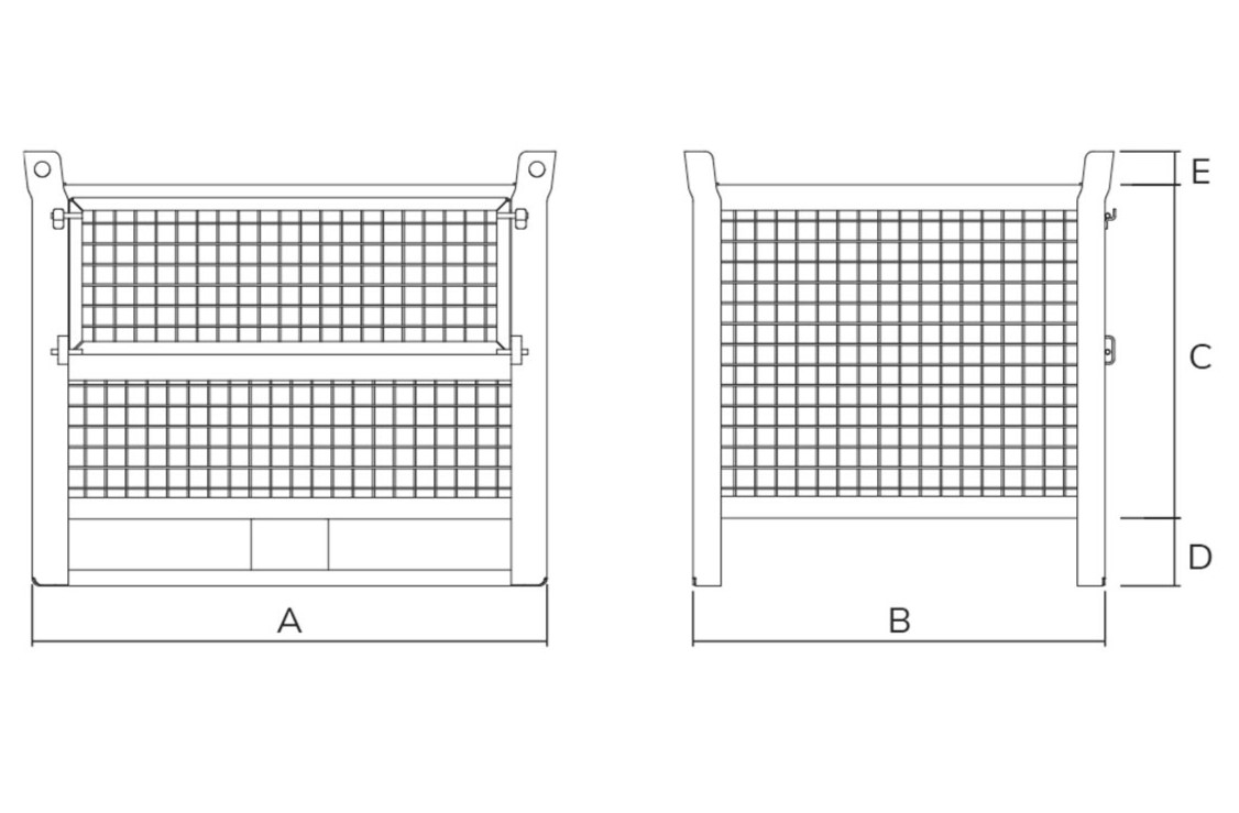 Heavy Duty Wire Mesh Stillage