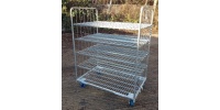 Used 4 Shelf Roll Cage Trolley