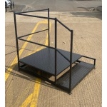 Used Fixed Access Steps - 90 Degree Exit - Angle Used Fixed Access Steps - 90 Degree Exit - Angle