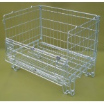 Folding wire pallet cage FPC01