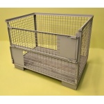 Gitter Box Mesh Stacking Stillage with half drop front