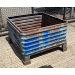 Used corrugated steel stillage