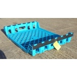 Second Hand Blue Vented Plastic Tray