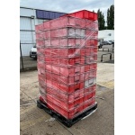 Second Hand Used Pallet Of Plastic Boxes 2