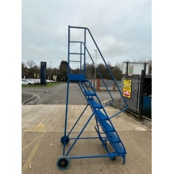 Second Hand 7 Step Wide Ladder Side