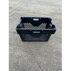 Used Black Vented Tote Box