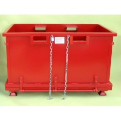 TITAN Drop Bottom Skip Bin 2m³ Heavy Duty - Steps and Stillages