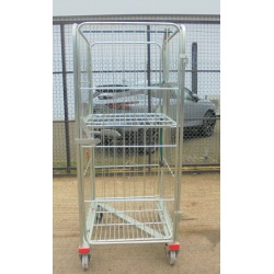 4 Sided Z Base Roll Cage With Shelf