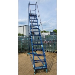 Second Hand Used 14 Step Mobile Ladder