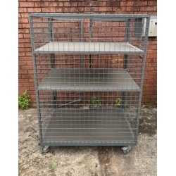 Used 2 Shelf Full Security Roll Cage