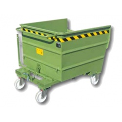 Low height tipping skip LT1000