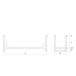 Long Stillage for Bars 2000-3000kg Drawing