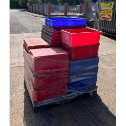 Second Hand Pallet Of Assorted Trays and Boxes