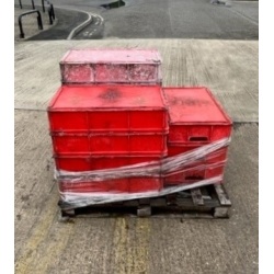 Used Second Hand Pallet Of Plastic Trays/Boxes 2