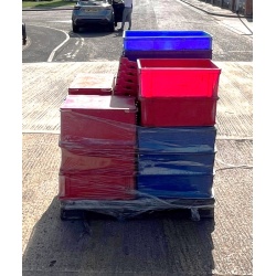 Second Hand Used Pallet Of Assorted Trays and Boxes