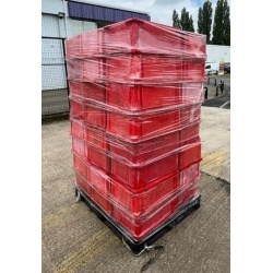 Second Hand Used Pallet Of Plastic Boxes 