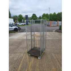 Second Hand 2 Sided Mesh Shelf Trolley