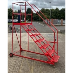 Used Red 7 Step Ladder