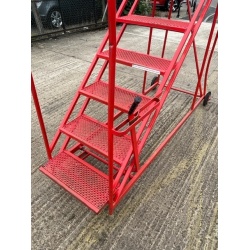 Used Second Hand Red 7 Step Ladder