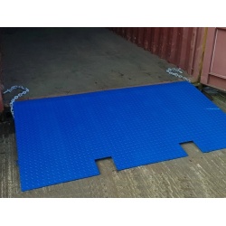 6 ton Shipping Container Ramp for Forklift Truck with chains