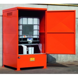 steel-ibc-sump-cabinet-with-transfer-stand