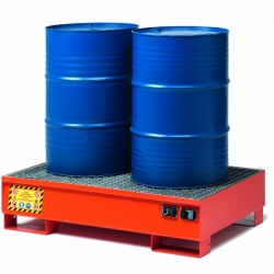 Steel Sump Pallet for 2 Drums