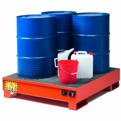 Steel Sump Pallet for 4 Drums