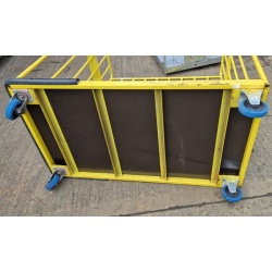 Used jumbo warehouse trolley base 64