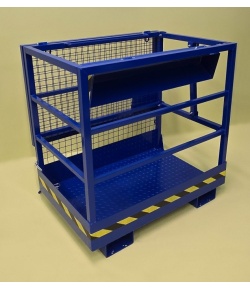 2 Man Forklift Safety Cage Folded WP300