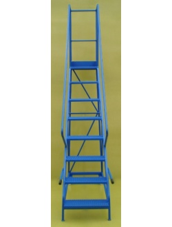 narrow aisle mobile steps 8 step ladder