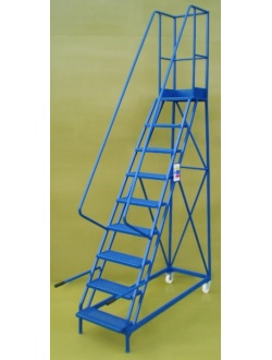 budget 9 step narrow aisle ladder