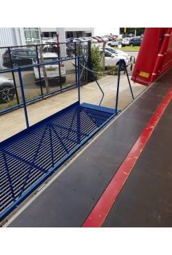 Trailer Side Access Platform steps - SATS6 with twin steps