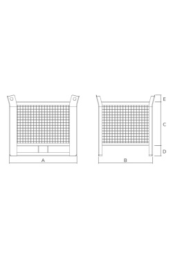 TITAN Wire Mesh Stillage 1500kg