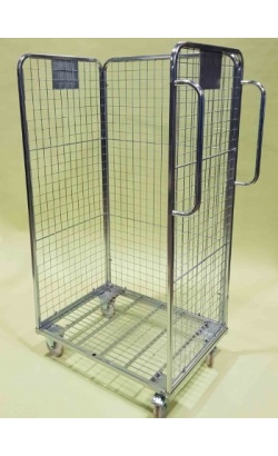 3 Sided General Purpose Merchandising Trolley