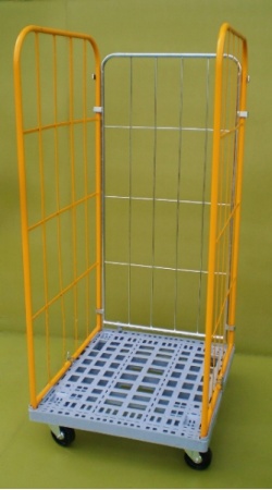 Plastic Base Demountable Roll Cage Optional Roll Pallet Back