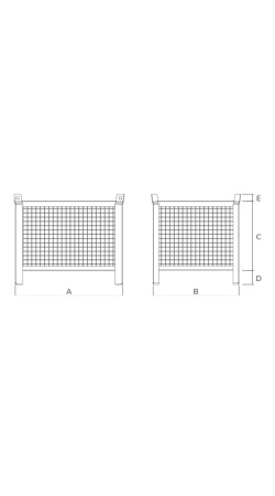 Standard Wire Mesh Container 500kg