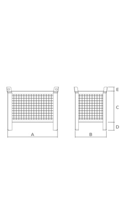 Standard Wire Mesh Stillage 500kg