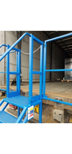 Folding Wing Gate Lorry Trailer Access ladder