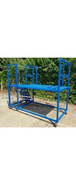 Trailer & Lorry Access Mobile Loading Platform With Steps - S1