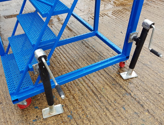 Wind Down Levelling Jacking Legs for Unloading Platforms