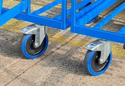 heavy duty rubber wheels for step platform