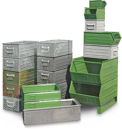 Image of modular boxes stacked