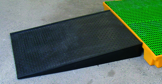 Picture modular flooring ramp