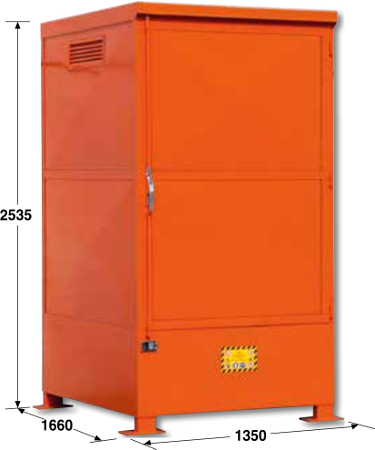 Steel Cabinet Dimensions Diagram